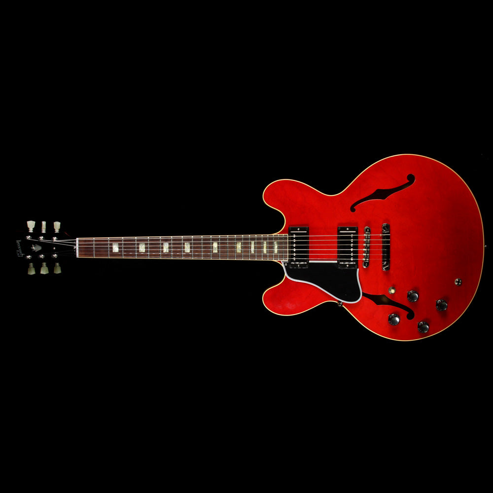 Used Gibson Custom Shop ES-335 Left-Handed Electric Guitar Cherry — 2