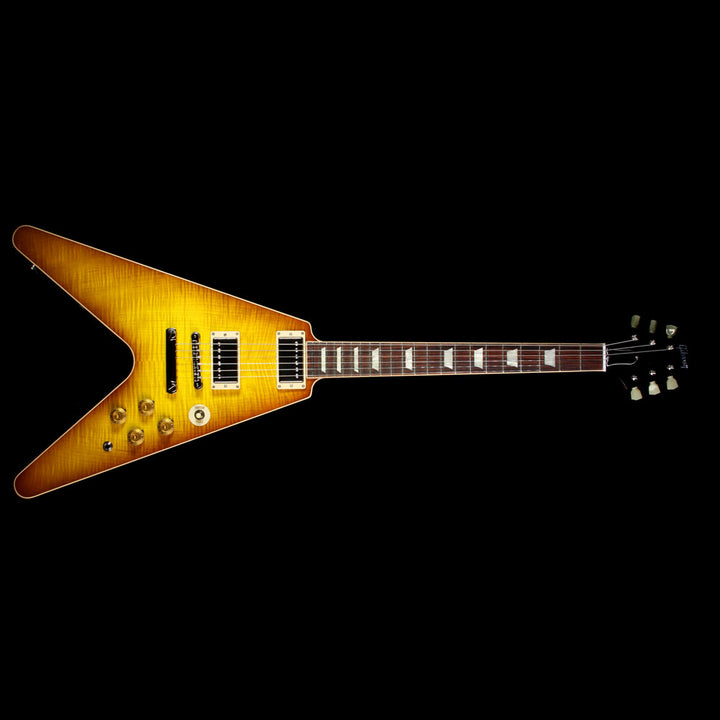 Used Gibson Custom Shop Limited Edition Flying V Standard Electric Guitar Iced Tea