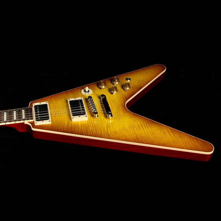 Used Gibson Custom Shop Limited Edition Flying V Standard Electric Guitar Iced Tea