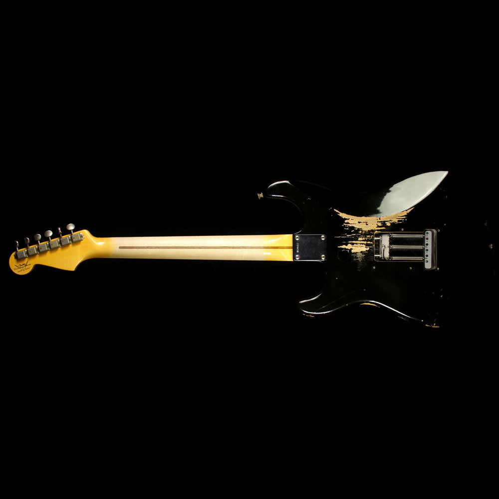 Used 2013 Fender Custom Shop 1957 Relic Wildwood 10 Stratocaster Reissue Relic Electric Guitar Black — 3