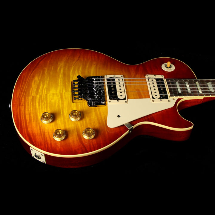 Used 2016 Gibson Custom Shop Standard Historic ContouR8 1958 Les Paul Reissue Electric Guitar Washed Cherry with Floyd Rose