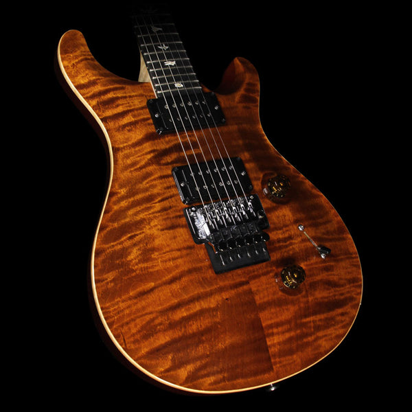 Used 2014 Paul Reed Smith "Floyd" Custom 24 Electric Guitar Orange Tiger