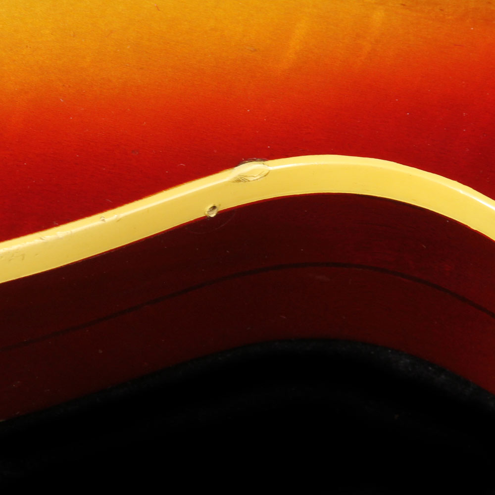 Used 1971 Gibson Les Paul Deluxe Electric Guitar Cherry Sunburst — 5
