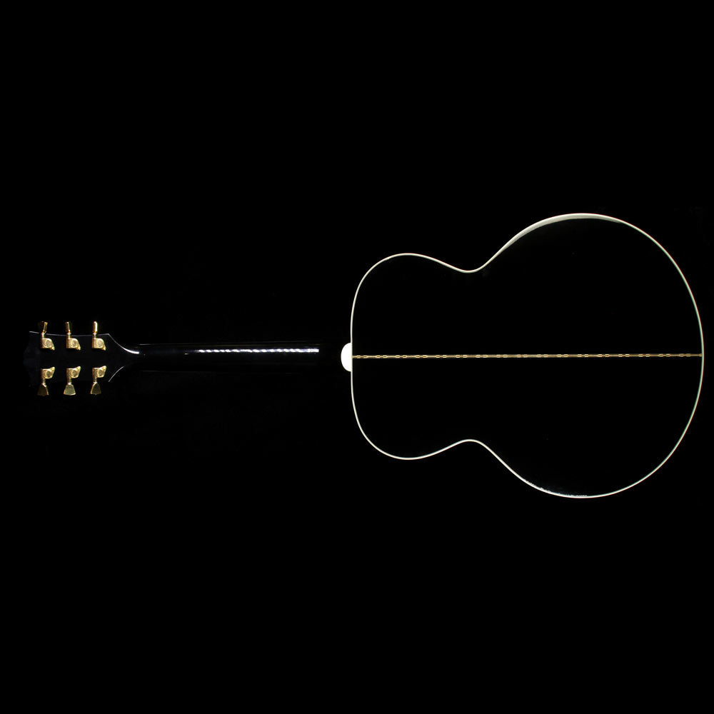 Used 1997 Gibson Elvis Presley The King of Rock J-200 Acoustic Guitar Ebony — 3