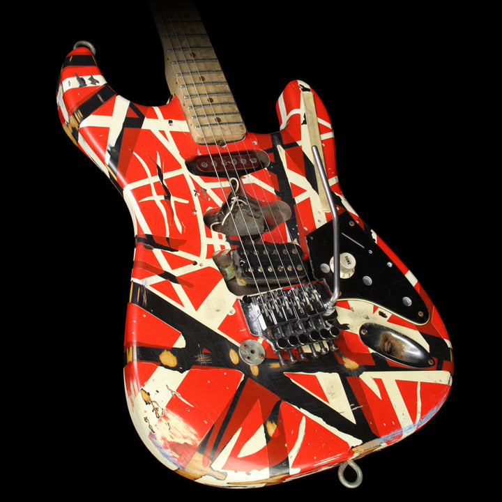 Used 2010 EVH Limited Edition Frankenstein Replica Electric Guitar Frankenstein Stripe