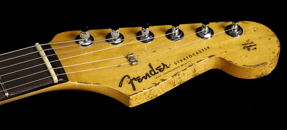 Fender Custom Shop Exclusive Masterbuilt Jason Smith '60 Stratocaster Ultimate Relic Electric Guitar Black — 4