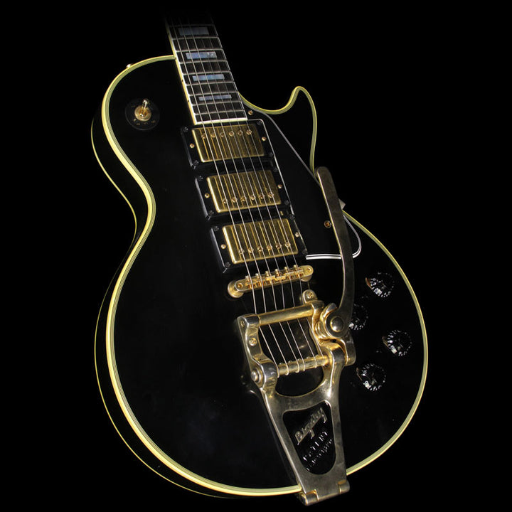 Used 2008 Gibson Custom Shop Jimmy Page Les Paul Custom VOS Electric Guitar Ebony