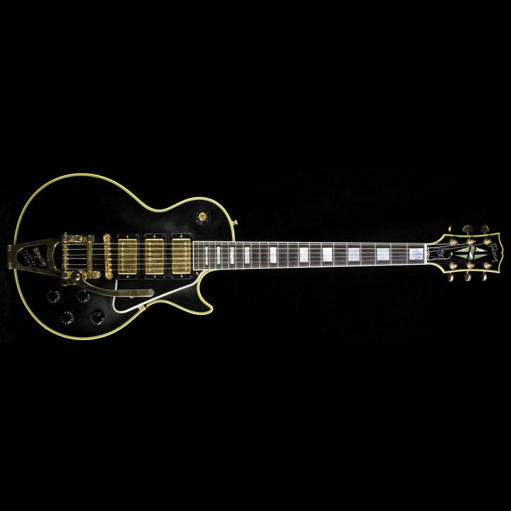Used 2008 Gibson Custom Shop Jimmy Page Les Paul Custom VOS Electric Guitar Ebony