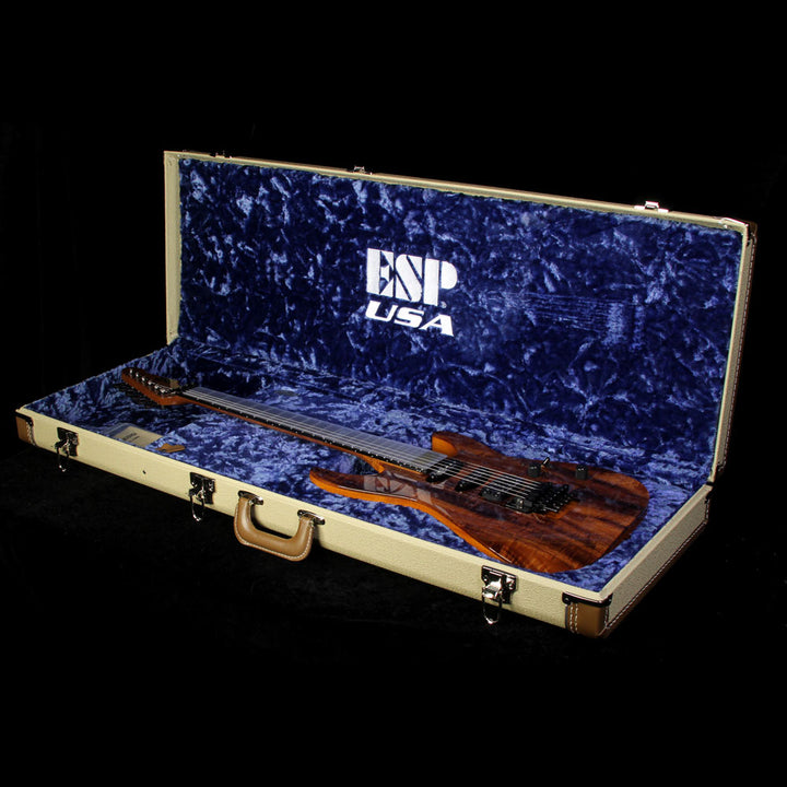 ESP USA Limited Edition M-III Koa Electric Guitar Natural