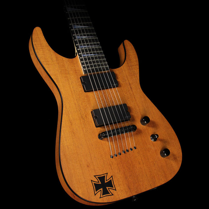 Used 2014 Jackson Custom Shop SL2-7 Mahogany Soloist 7-String Electric Guitar Natural Oil