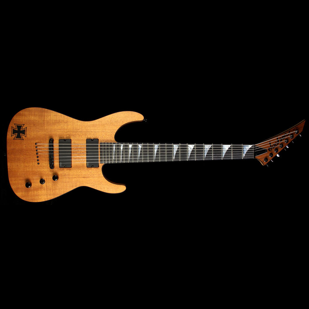 Used 2014 Jackson Custom Shop SL2-7 Mahogany Soloist 7-String Electric Guitar Natural Oil — 2