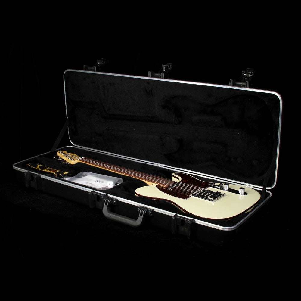 Used 2012 Fender American Deluxe Telecaster Electric Guitar Olympic Pearl — 4
