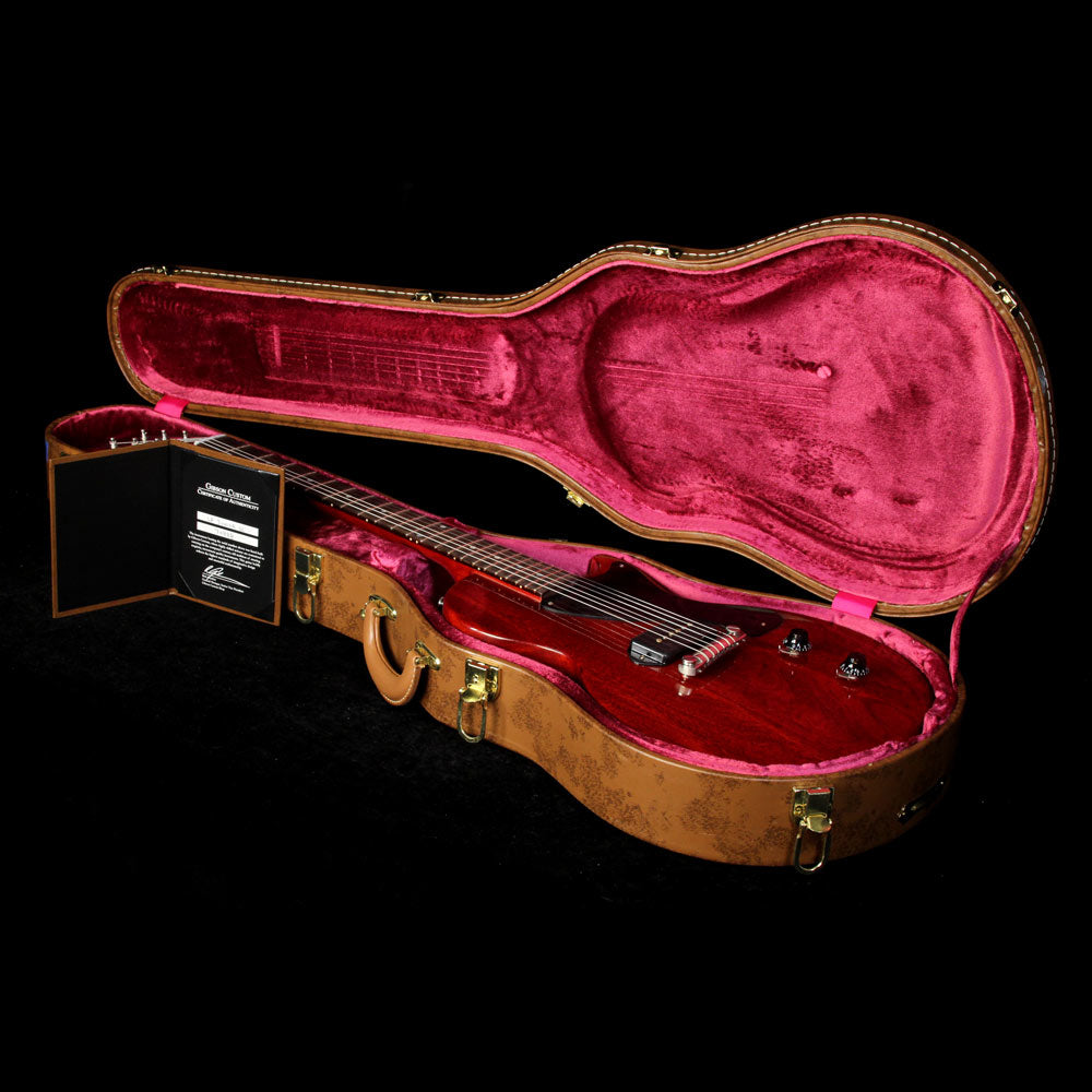Used 2014 Gibson Custom Shop '57 Les Paul Junior Electric Guitar Faded Cherry — 4