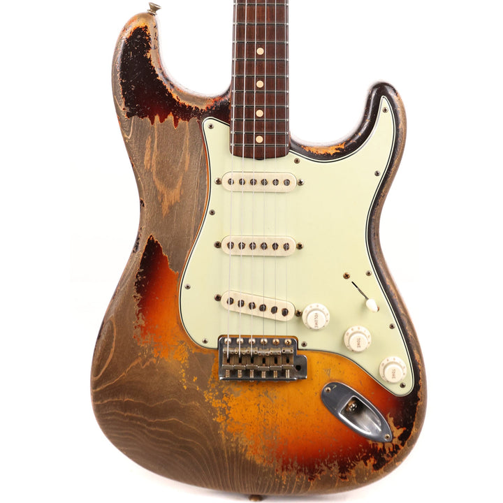 Fender Custom Shop '62 Stratocaster Masterbuilt Dale Wilson 3-Tone Sunburst Brazilian Rosewood Ultimate Relic