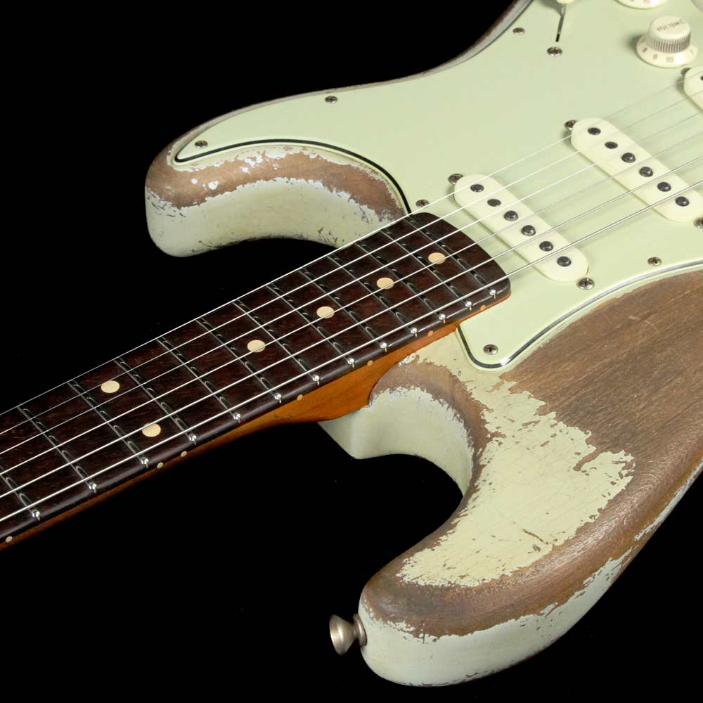 Fender Custom Shop '60 Stratocaster Masterbuilt Dale Wilson Sonic Blue Ultimate Relic — 8