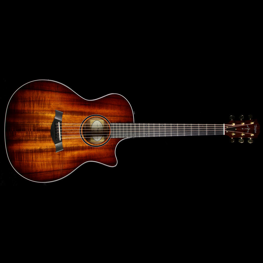 Taylor Custom 714ce Koa Music Zoo Exclusive Acoustic Guitar Shaded Edgeburst — 2