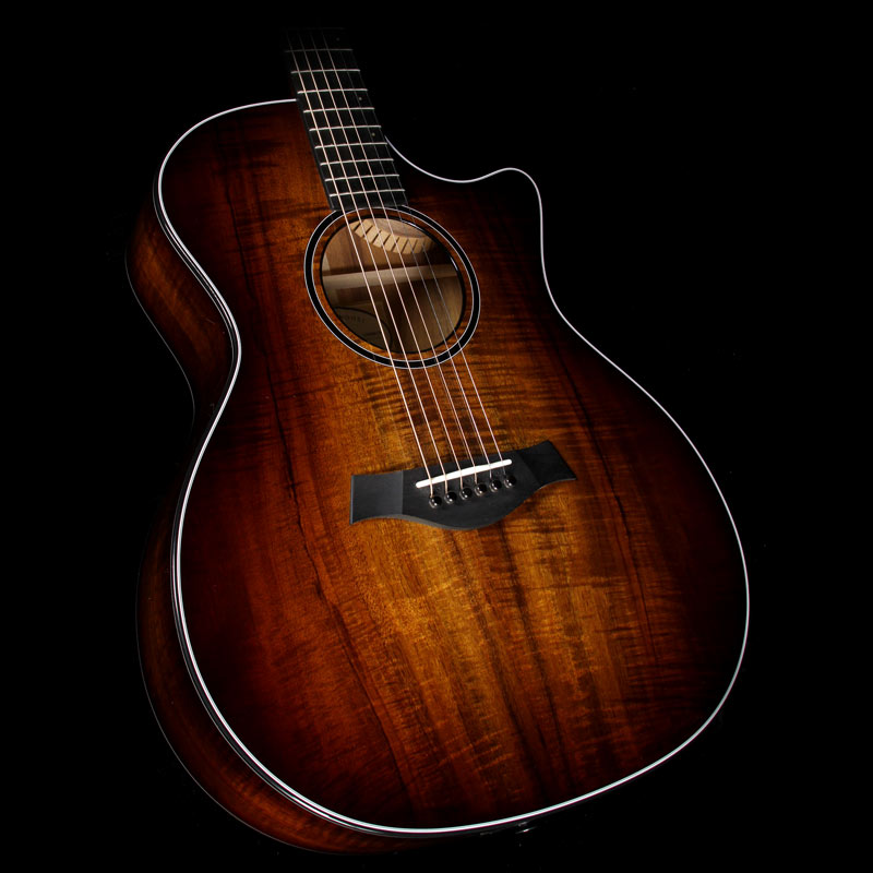 Taylor Custom 714ce Koa Music Zoo Exclusive Acoustic Guitar Shaded Edgeburst — 1
