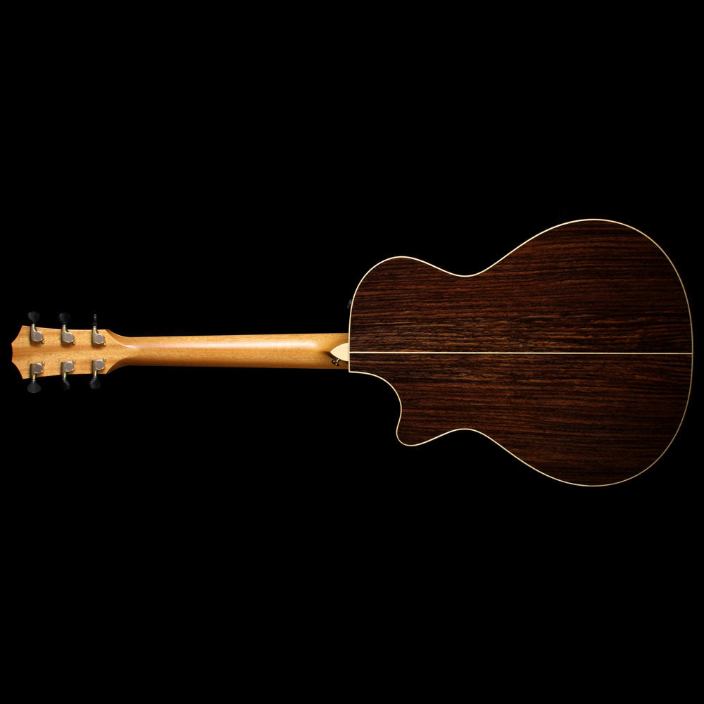 Used Taylor 812ce Grand Concert Acoustic Guitar Natural — 3