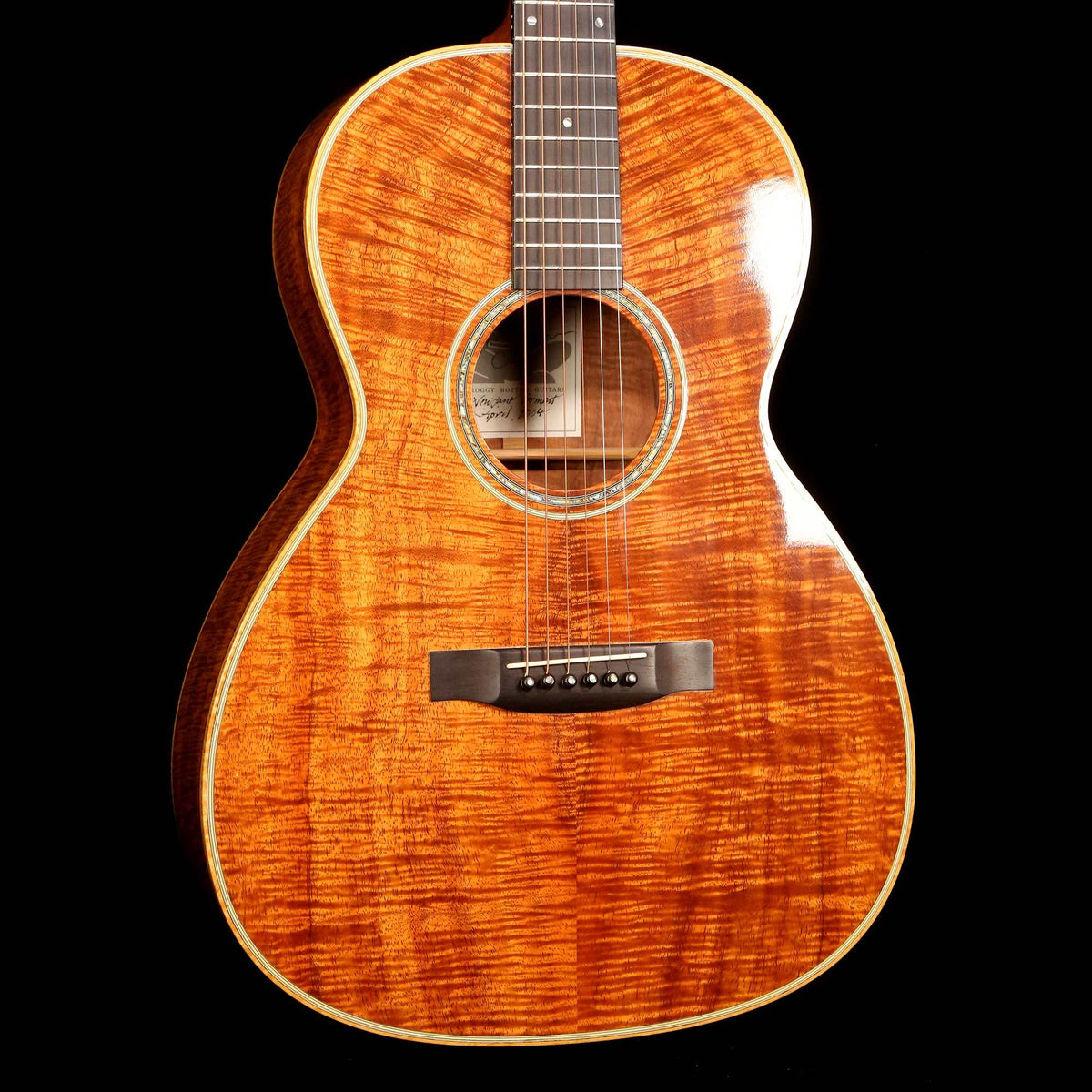 Froggy Bottom H-12 Grand Concert Deluxe Koa Acoustic Natural — 6