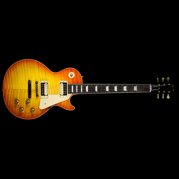 Used 2011 Gibson Custom Shop '60 Les Paul Gloss Electric Guitar Washed Cherry