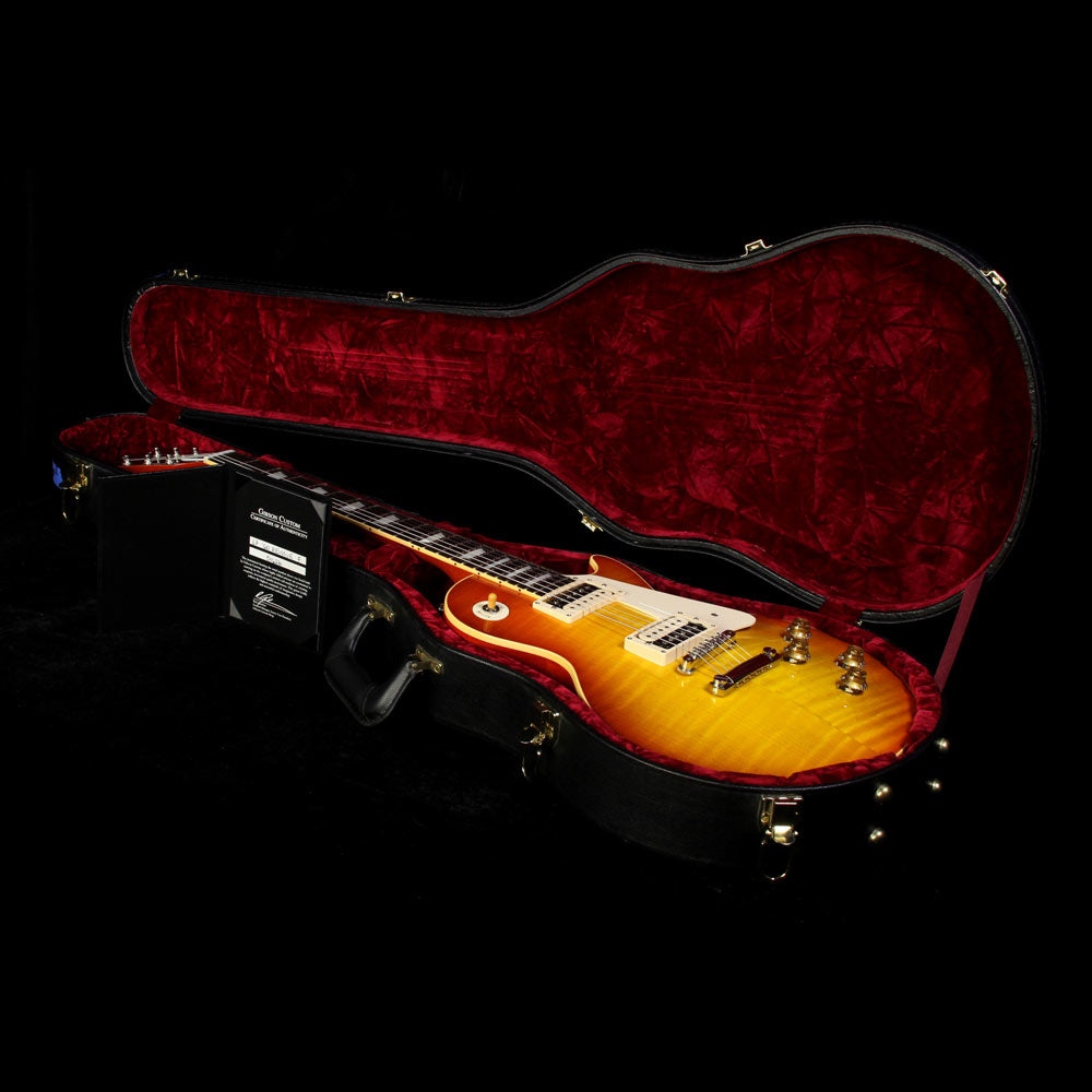 Used 2011 Gibson Custom Shop '60 Les Paul Gloss Electric Guitar Washed Cherry — 6