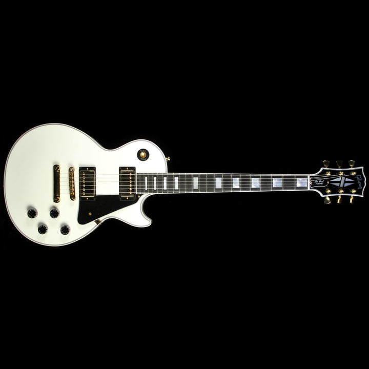 Used 2014 Gibson Custom Shop Les Paul Custom Electric Guitar Alpine White