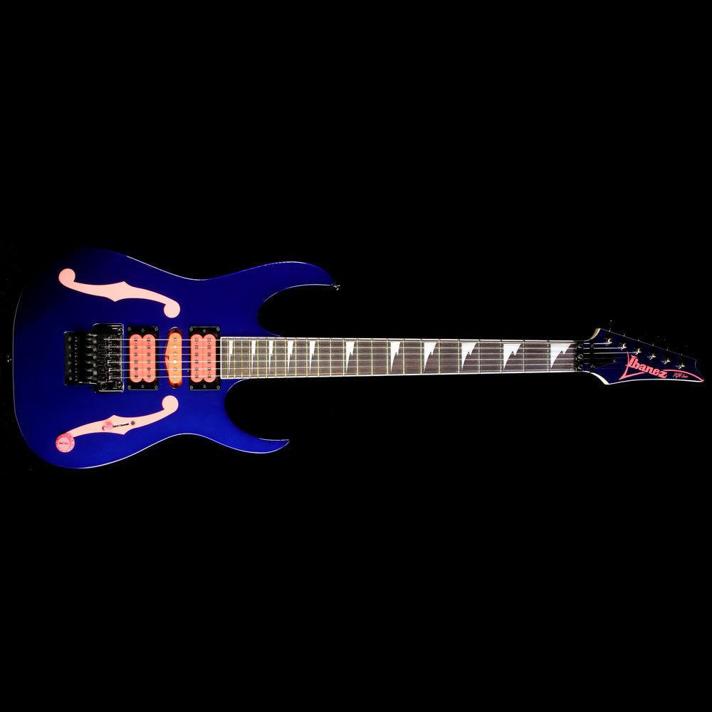 Used 2008 Ibanez Paul Gilbert PGM100RE 20th Anniversary Electric Guitar Jewel Blue — 2