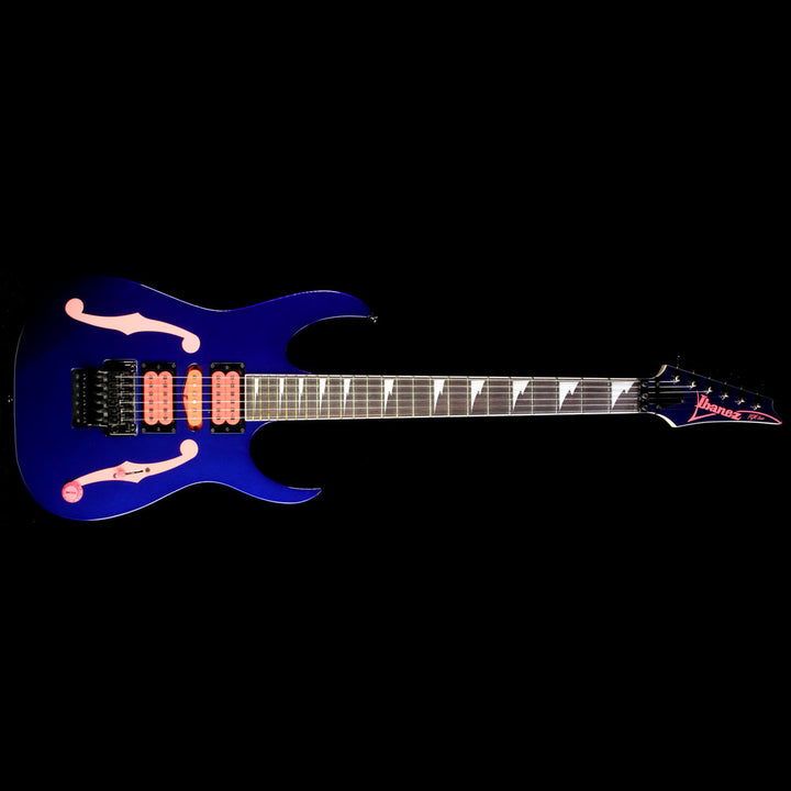 Used 2008 Ibanez Paul Gilbert PGM100RE 20th Anniversary Electric Guitar Jewel Blue