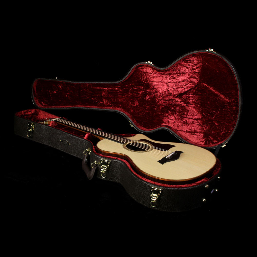 Used Taylor 2016 712ce 12-Fret Grand Concert Acoustic Guitar Natural — 6