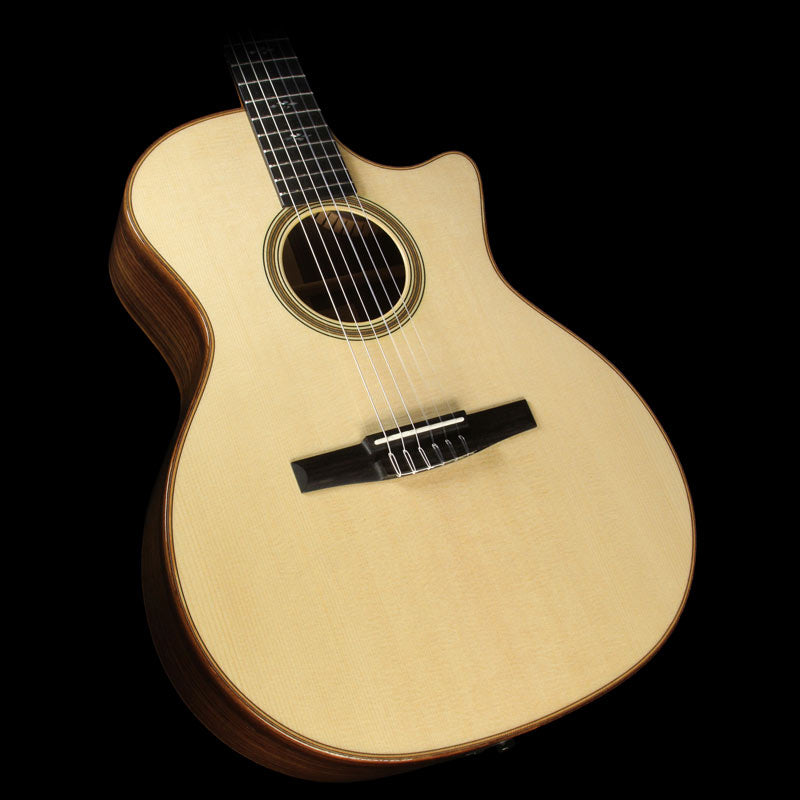 Used Taylor 2016 714ce-N Grand Auditorium Nylon String Acoustic Guitar Natural — 1