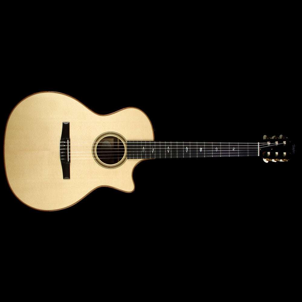 Used Taylor 2016 714ce-N Grand Auditorium Nylon String Acoustic Guitar Natural — 2