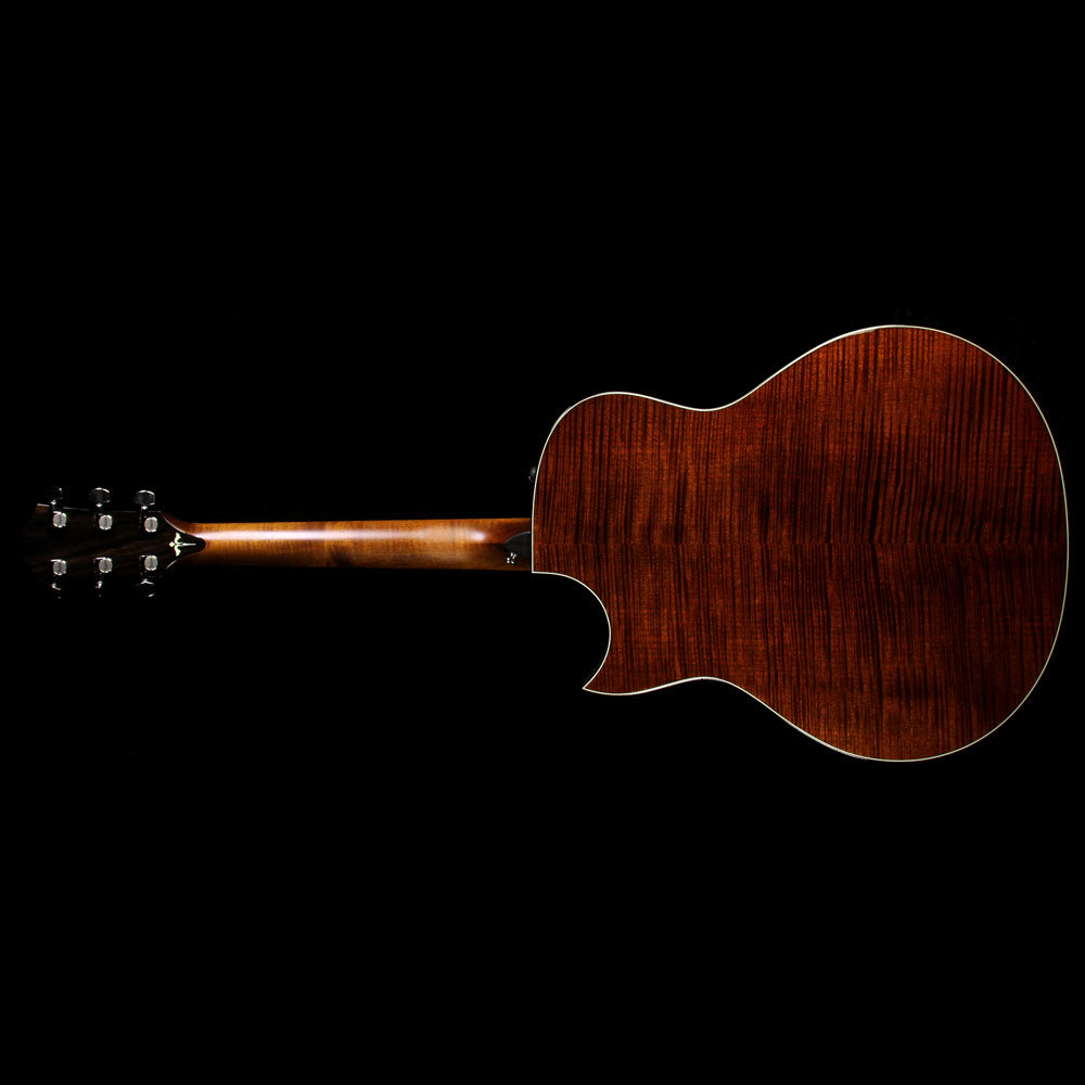 Used Taylor 618ce Grand Orchestra Acoustic Guitar Brown Sugar Stain — 3