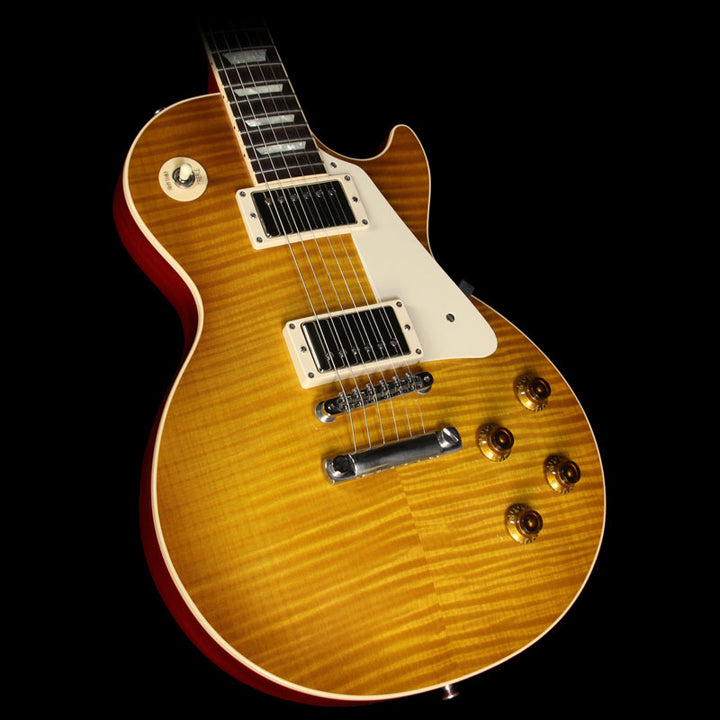 Used 2011 Gibson Custom Shop Les Paul Custom Pro Electric Guitar Dirty Lemon
