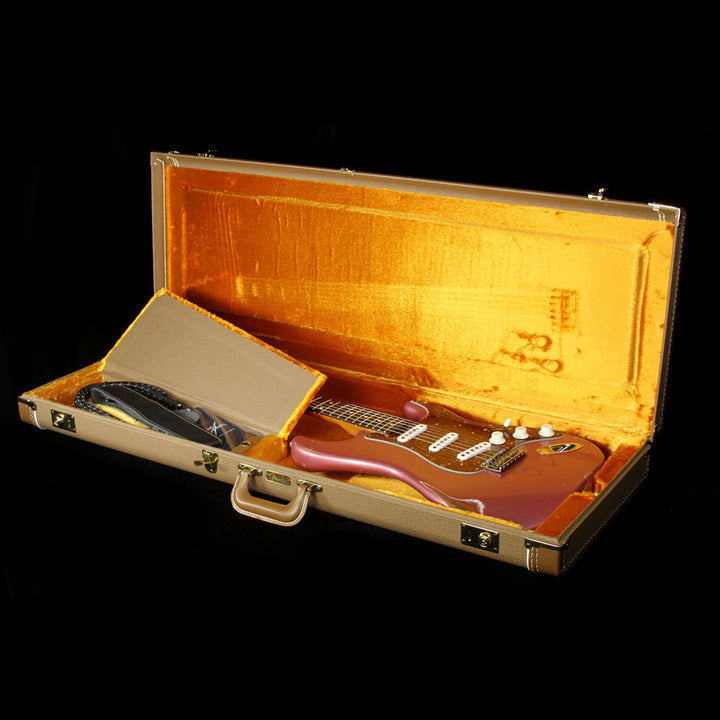 Used Fender Custom Shop Masterbuilt Yuriy Shishkov Mahogany '60 Stratocaster Relic Electric Guitar Burgundy Mist