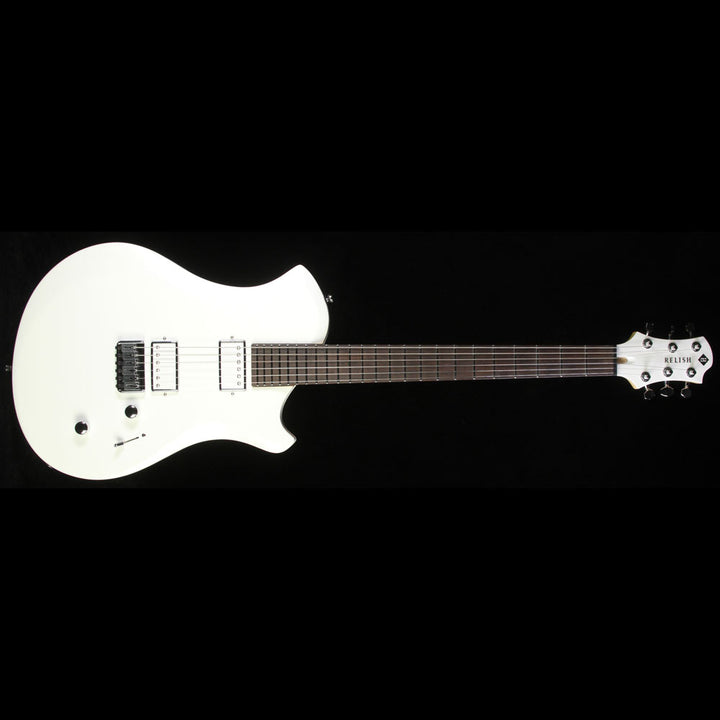 Relish Snow Mary Wood Frame Electric Guitar White