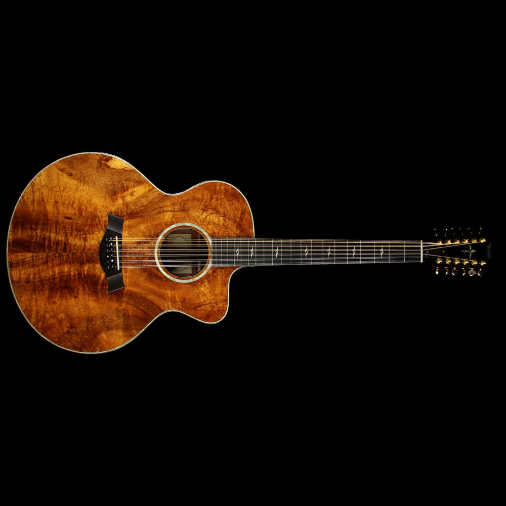 Used 2002 Taylor K65ce 12-String Jumbo Koa Acoustic Guitar Natural — 2