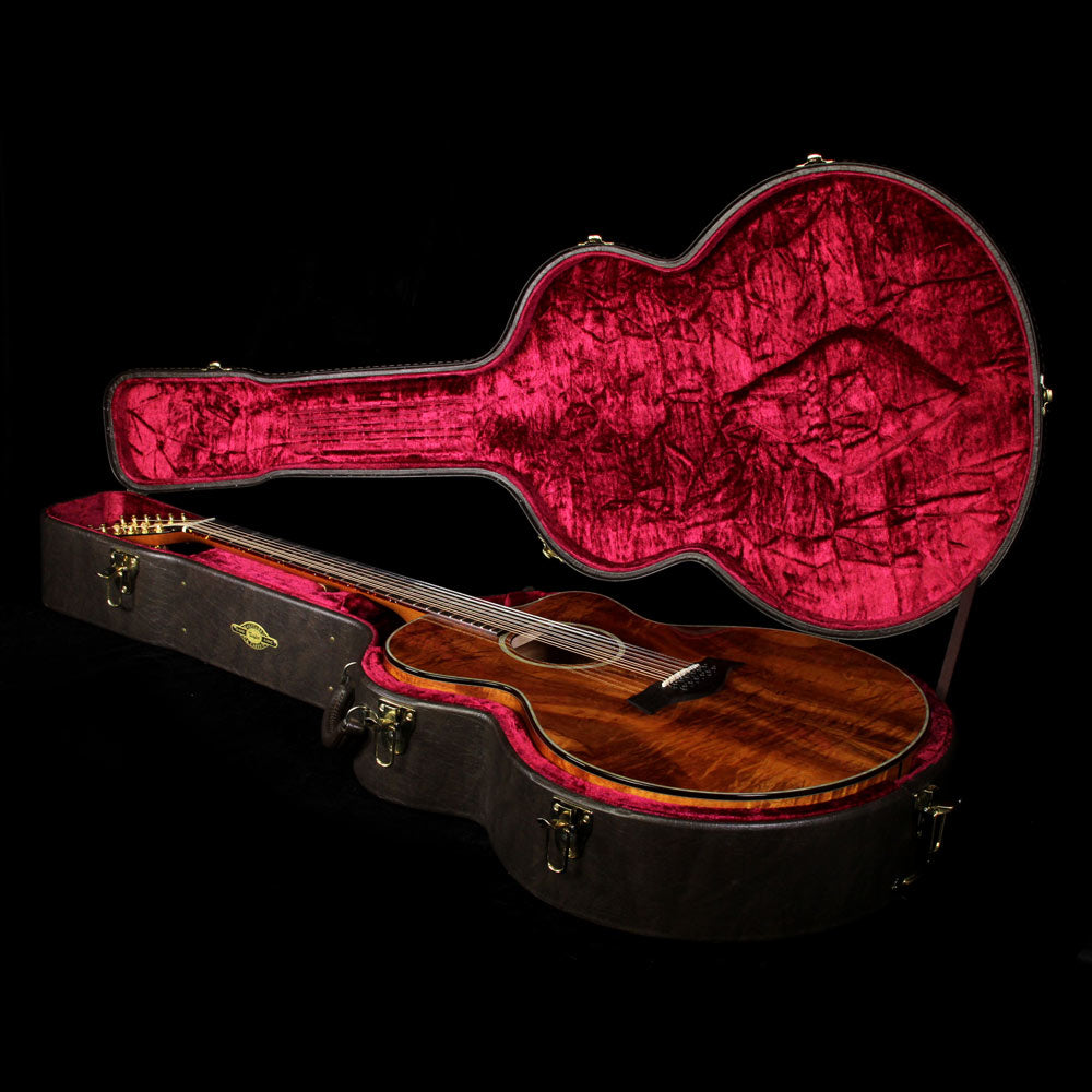 Used 2002 Taylor K65ce 12-String Jumbo Koa Acoustic Guitar Natural — 8