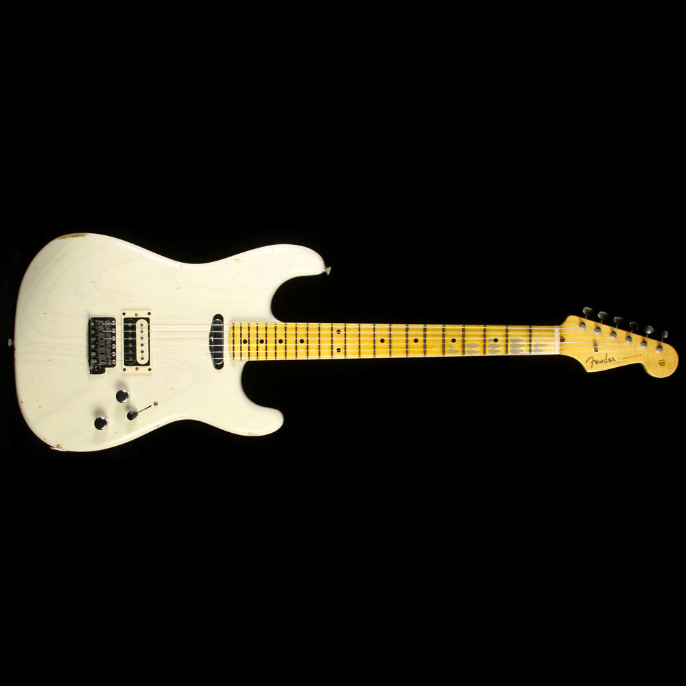 Used Fender Custom Shop Limited Edition Relic H/S Stratocaster Electric Guitar Aged White Blonde — 2