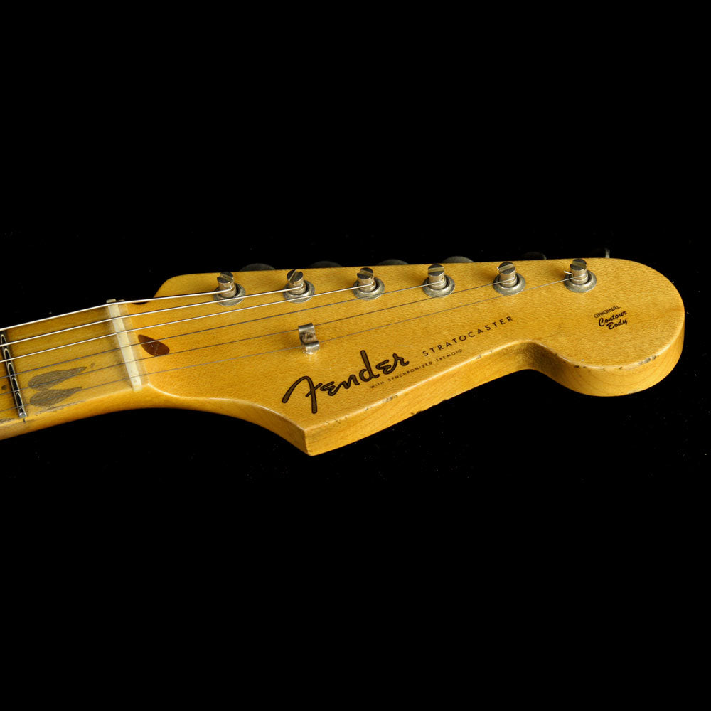 Used Fender Custom Shop Limited Edition Relic H/S Stratocaster Electric Guitar Aged White Blonde — 4