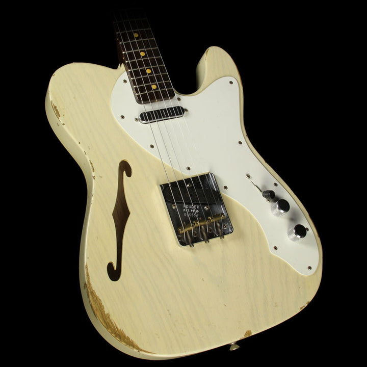 Used Fender Custom Shop 2016 Limited Edition '50s Thinline Telecaster Relic Electric Guitar Vintage Blonde