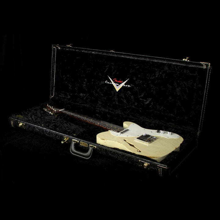 Used Fender Custom Shop 2016 Limited Edition '50s Thinline Telecaster Relic Electric Guitar Vintage Blonde