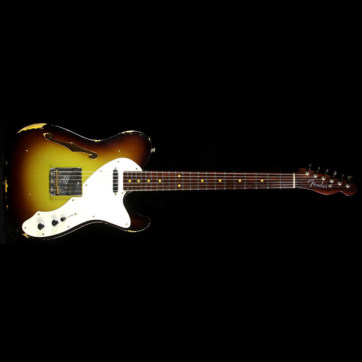 Fender Custom Shop 2016 Limited Edition '50s Thinline Telecaster Relic Electric Guitar Wide Fade 2-Color Sunburst