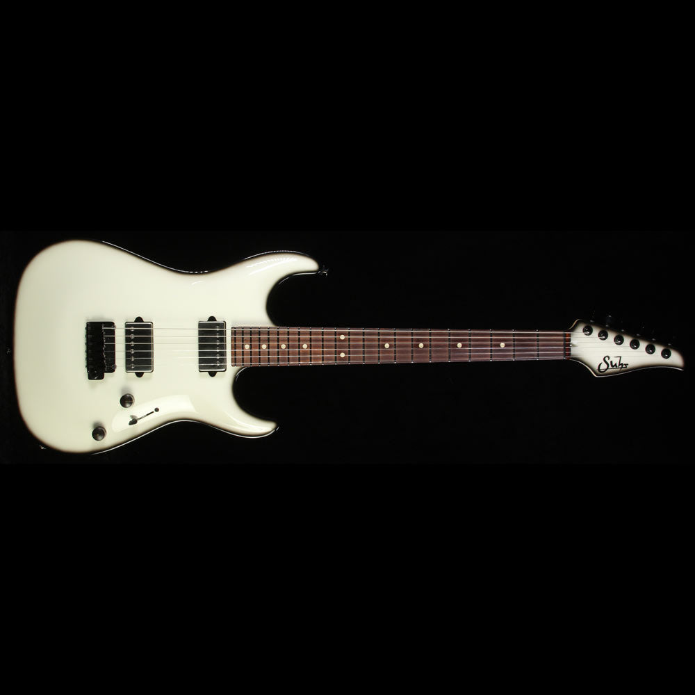Used 2015 Suhr Standard Carve Top Electric Guitar Olympic White — 2