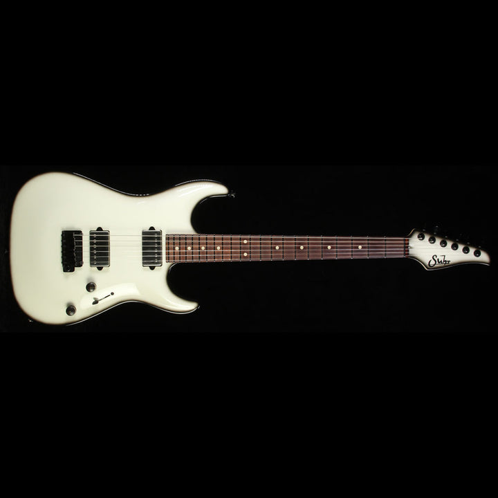 Used 2015 Suhr Standard Carve Top Electric Guitar Olympic White