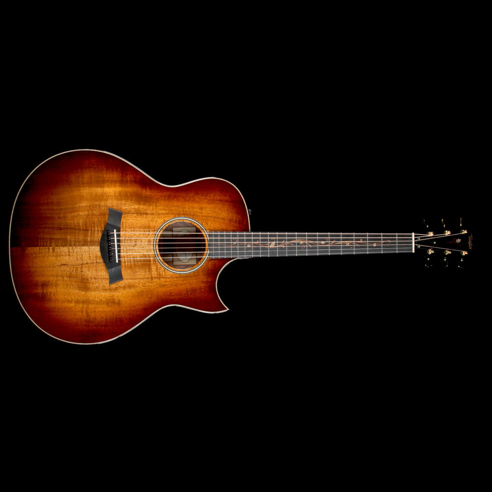 Taylor K28ce Koa Grand Orchestra Acoustic Shaded Edgeburst — 2