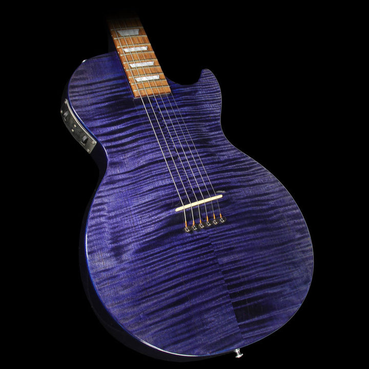 Used Gibson Custom Shop Les Paul Acoustic Guitar Midnight Blue
