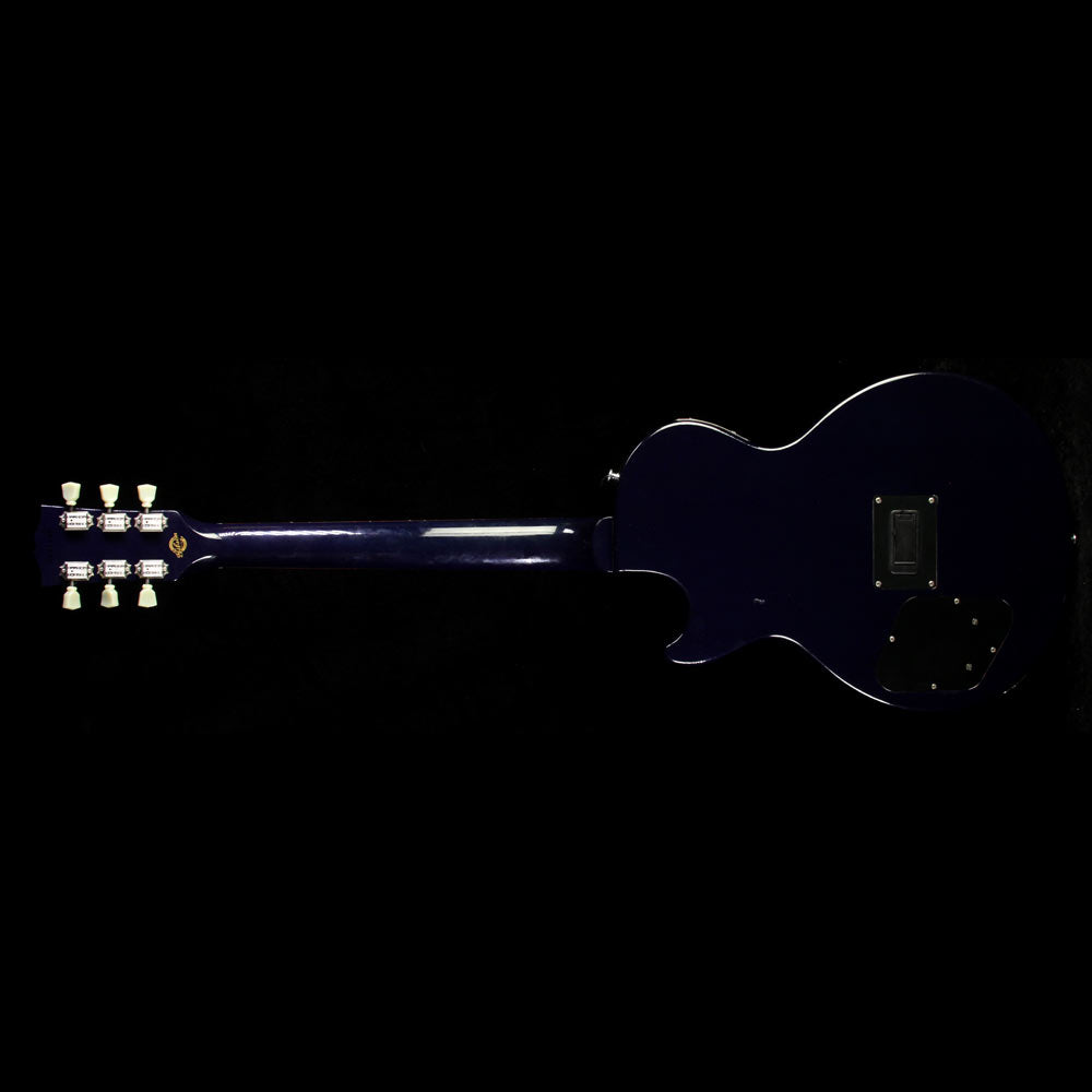 Used Gibson Custom Shop Les Paul Acoustic Guitar Midnight Blue — 3