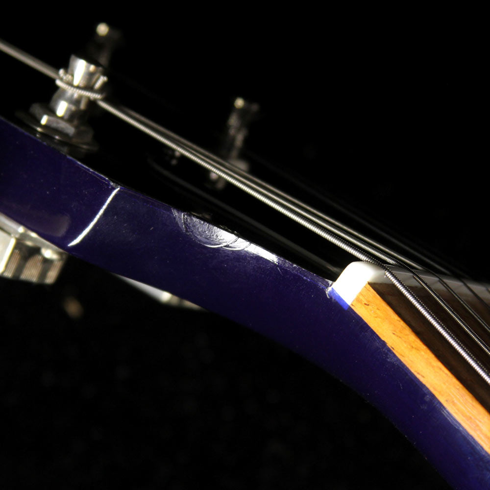 Used Gibson Custom Shop Les Paul Acoustic Guitar Midnight Blue — 4