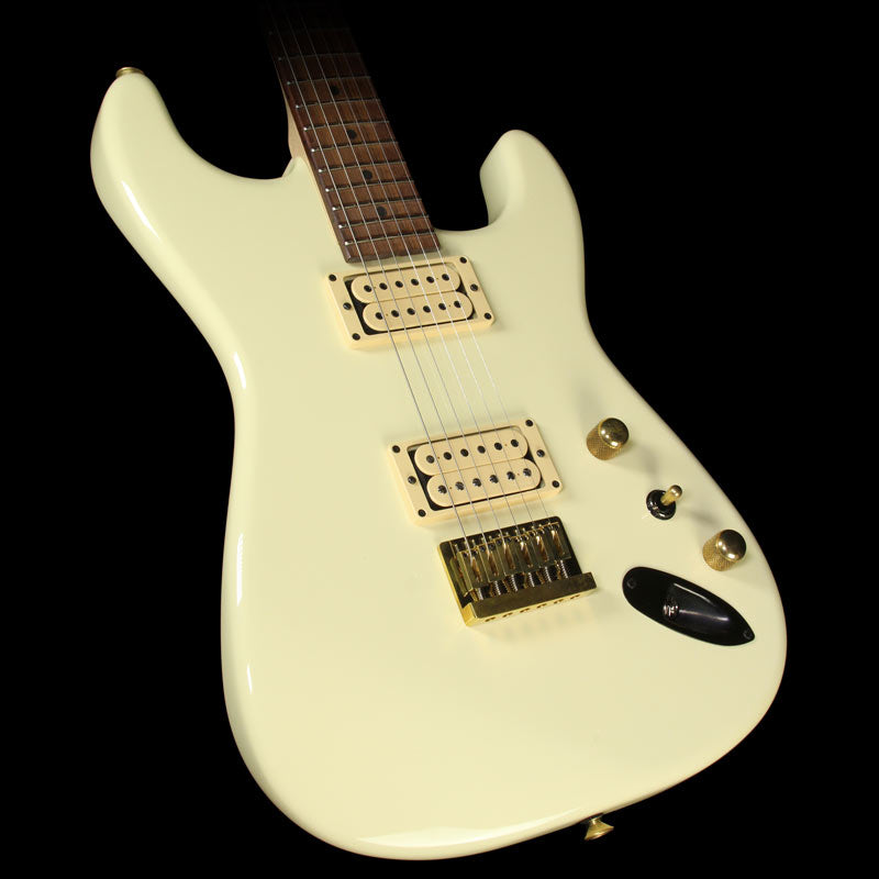 Used 2015 Charvel Custom Shop Nitro San Dimas Electric Guitar Vintage White — 1