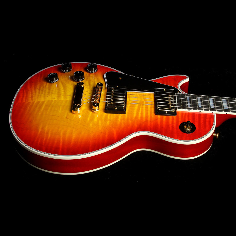 Used 2012 Gibson Custom Shop Les Paul Custom Left-Handed Electric Guitar Heritage Cherry — 5